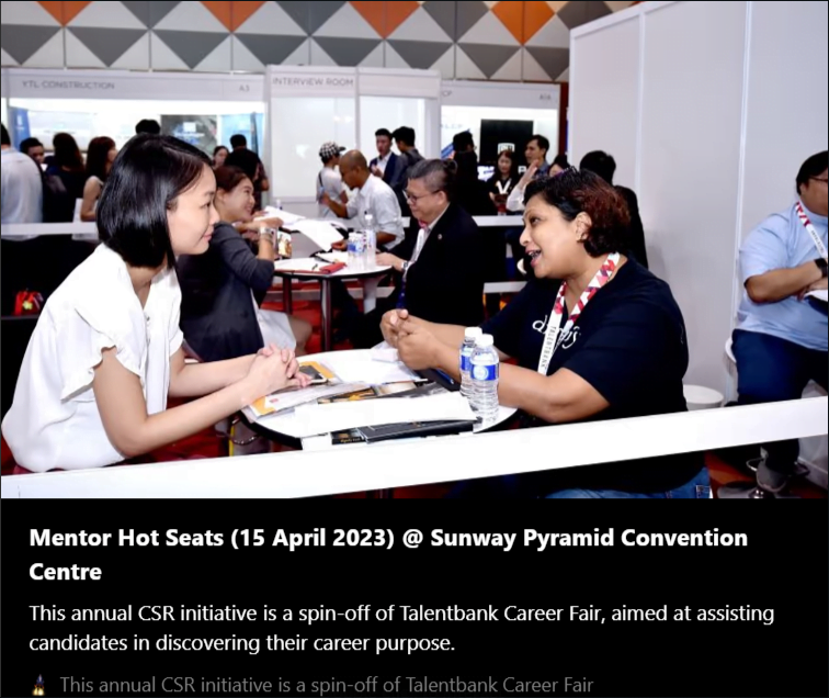 Golden Pyramid Convention Mentor Hot Seats 15 April 2023 @ Sunway Pyramid Convention Centre ...